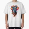 Vibrant Psychedelic Elephant - Colorful Boho Pop Art — graphic tee