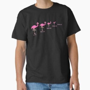 Flamingo, Flamingoing, Flamingone — graphic tee