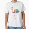 Rainbow Flamingo — graphic tee