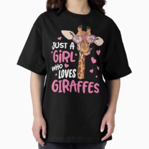 Just A Girl Who Loves Giraffes Giraffe Lover Gift — graphic tee