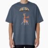 Giraffe with Parachute — graphic tee