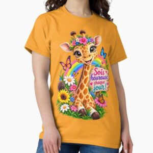 giraffe — graphic tee
