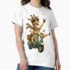 Giraffe Riding a Scooter — graphic tee