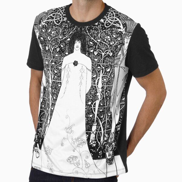 HD. Venus between Terminal Gods; by Aubrey Beardsley (1895) — graphic tee