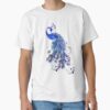 Beautiful blue Peacock design — graphic tee
